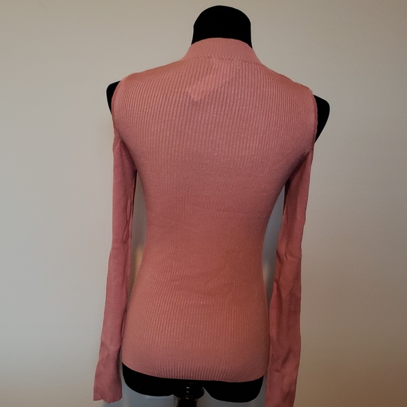 NWT Ambience Pink Shoulder cut out sweater - Picture 4 of 4